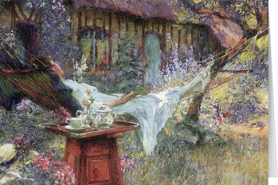 Tushita Card Henri Gaston Darien - A lazy afternoon