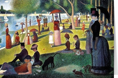 Tushita Card Georges Seurat - A Sunday Afternoon on the Island (1884 86)