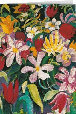 Tushita Card August Macke - Carpet of Flowers (1913)