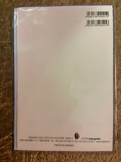 Inkognito Greeting Card 26025