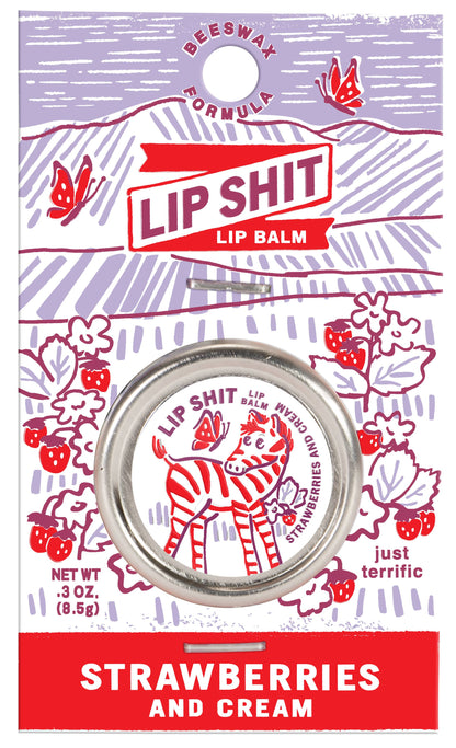 QQ025 Lip Shit Strawberry Cream Lip Shit - new!