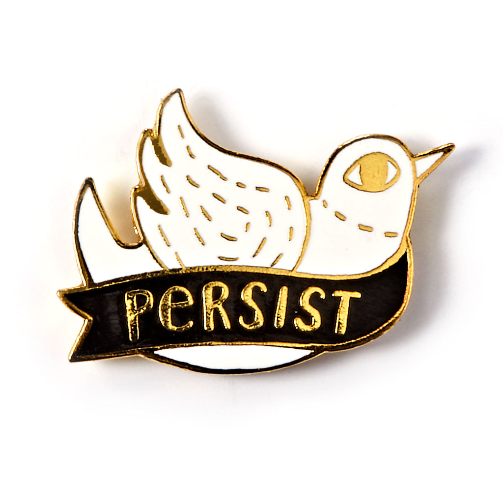 Persist Dove Enamel Pin