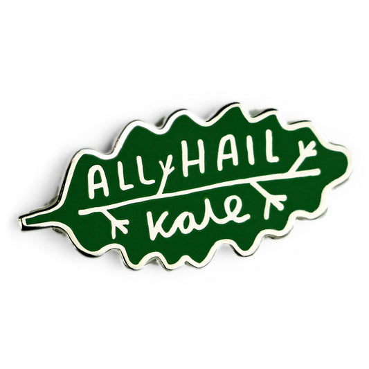 All Hail Kale Enamel Pin