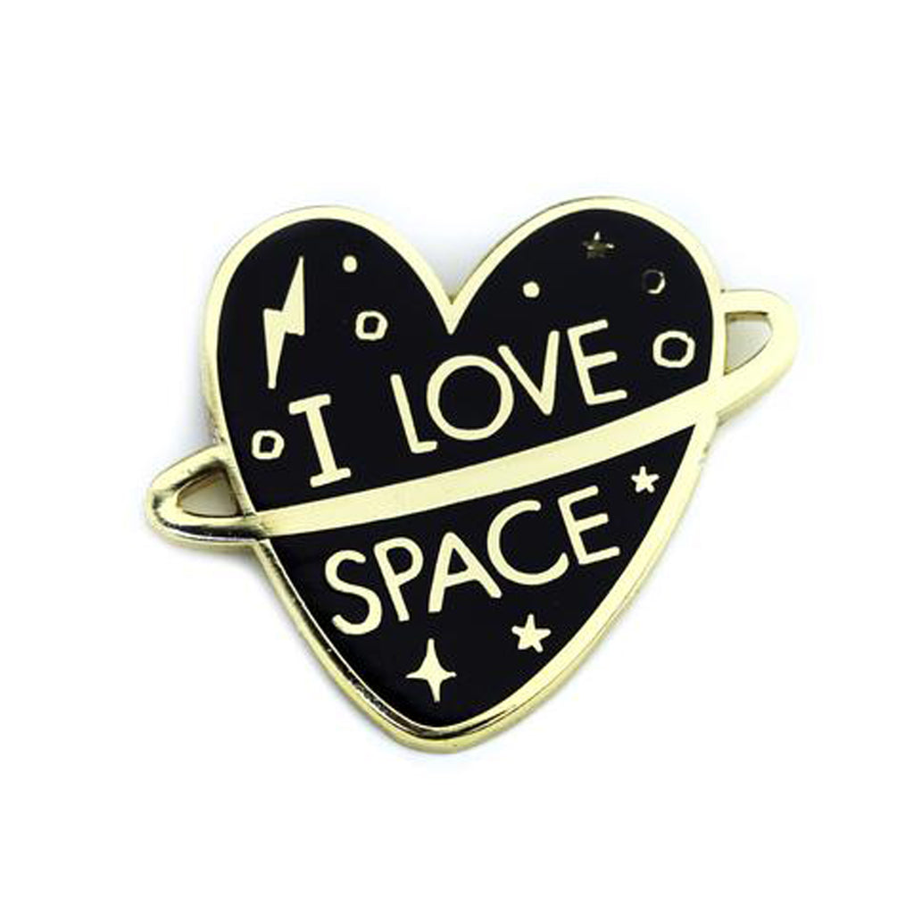 I Love Space Enamel Pin