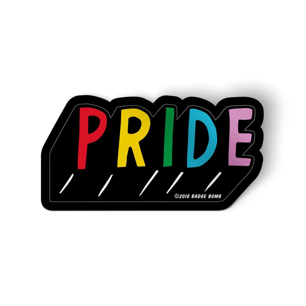 Pride Word Rainbow Sticker