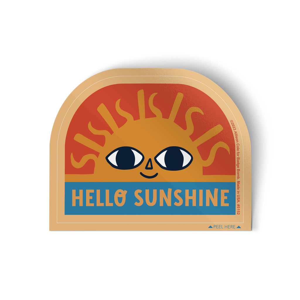 Hello Sunshine Cosmic Sticker