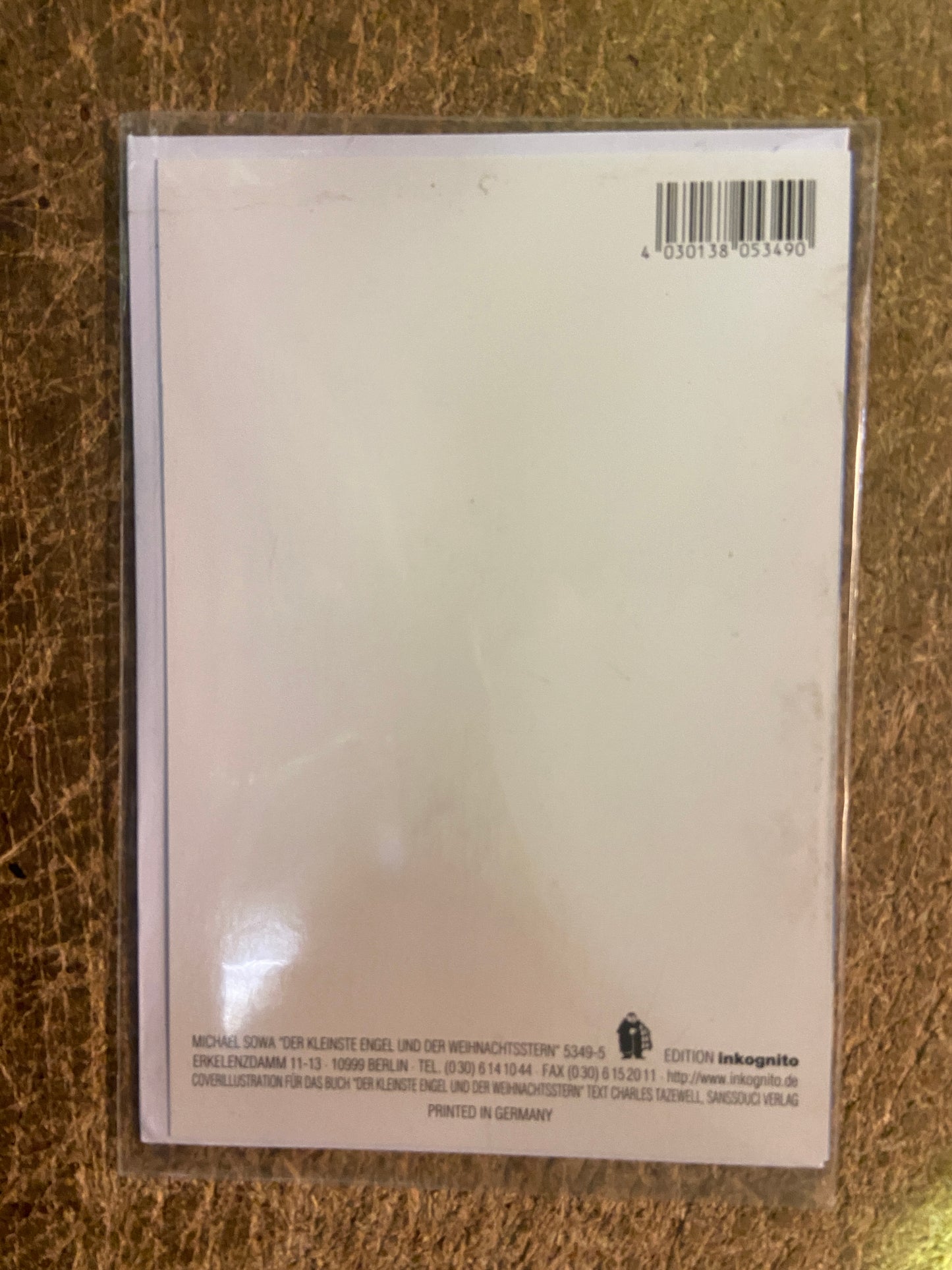 Inkognito Greeting Card 5349