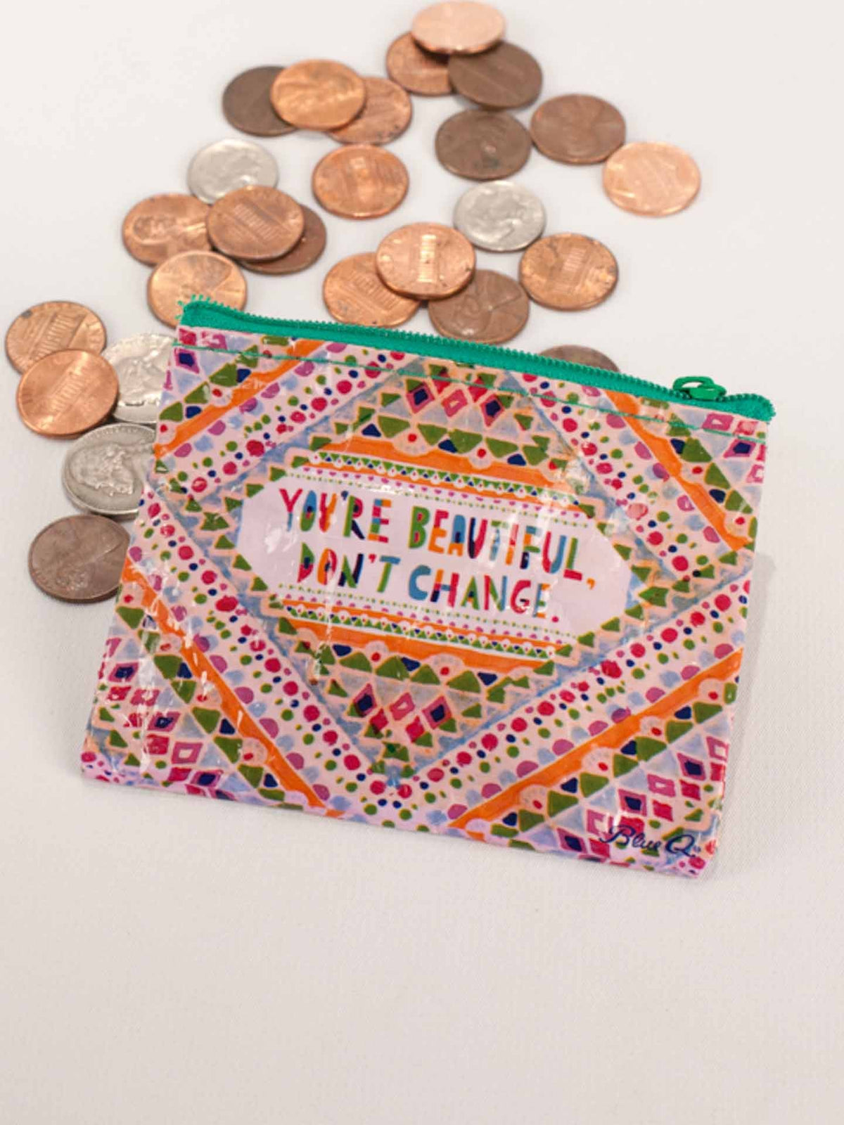 You're Beautiful, Don't Change Coin Purse by Blue Q – image 2