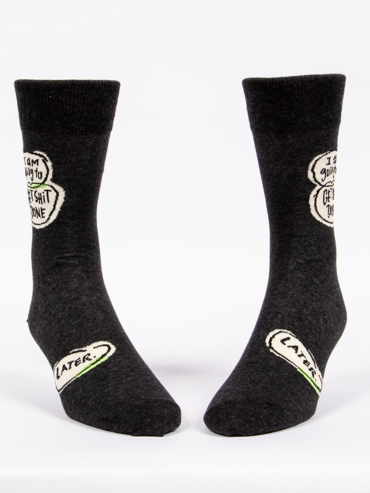 Get Shit Done Later Men's Socks by Blue Q – image 9