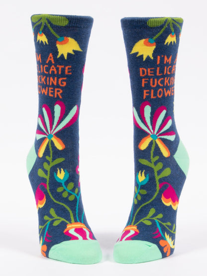 Delicate Fucking Flower Women's Socks by Blue Q – image 9
