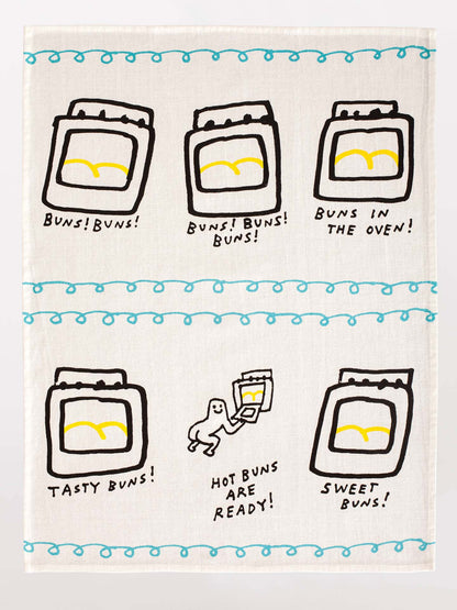 Hot Buns Are Ready Dish Towel by Blue Q – image 3