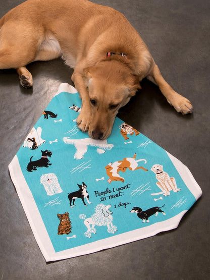 People To Meet: Dogs Dish Towel by Blue Q – image 6