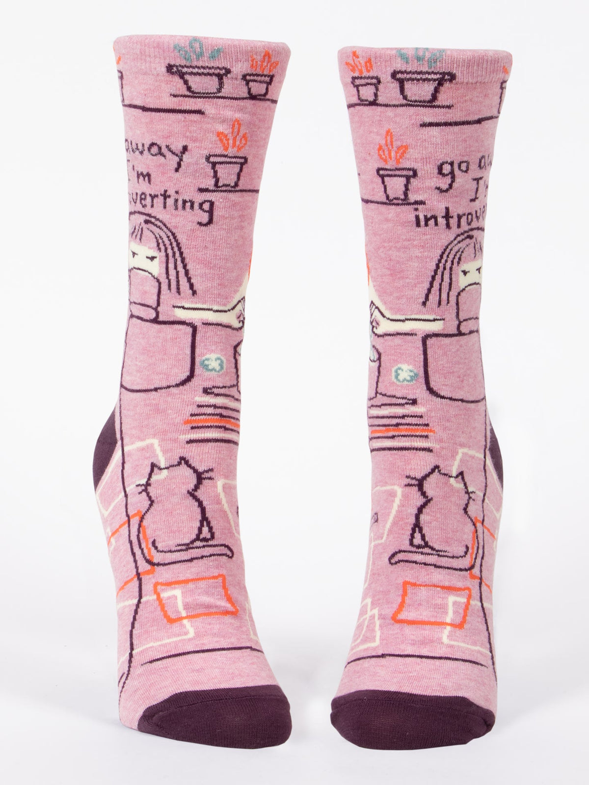 Go Away Introverting Women's Socks by Blue Q – image 12
