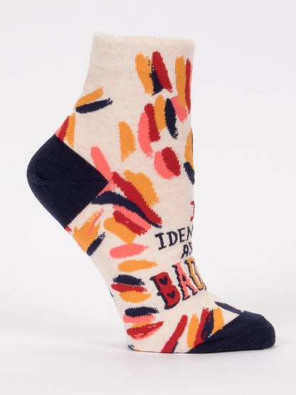 I Identify As A Badass Ankle Socks by Blue Q – image 7