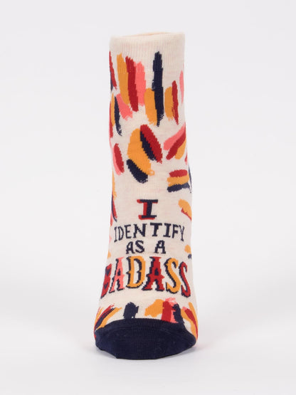 I Identify As A Badass Ankle Socks by Blue Q – image 8