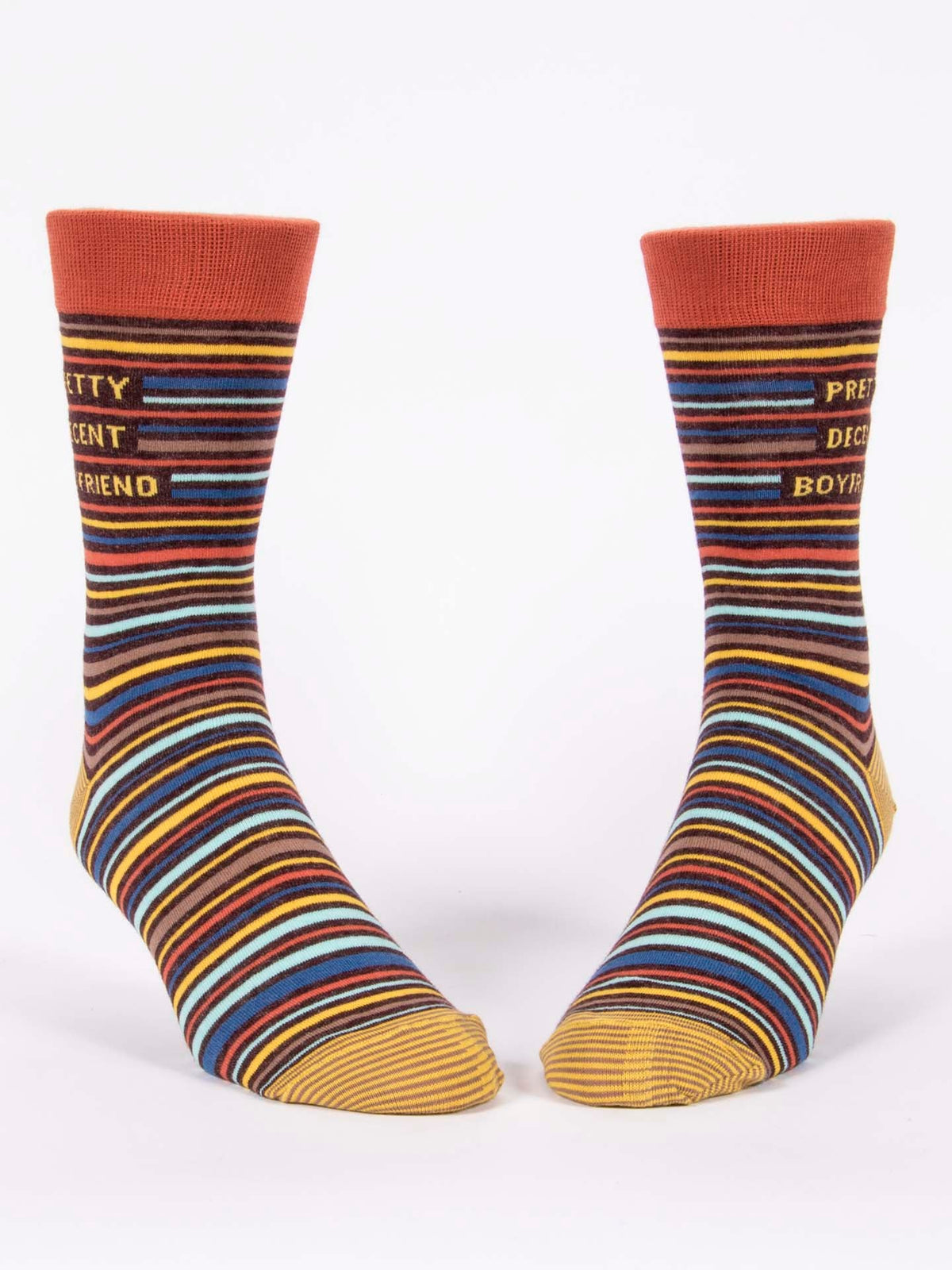 Pretty Decent Boyfriend Men's Socks by Blue Q – image 6