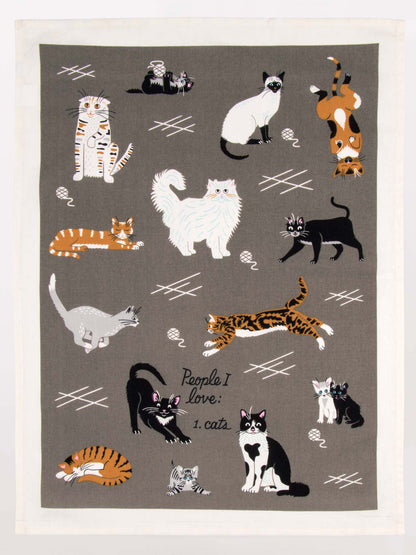 People I Love: Cats Dish Towel by Blue Q – image 5