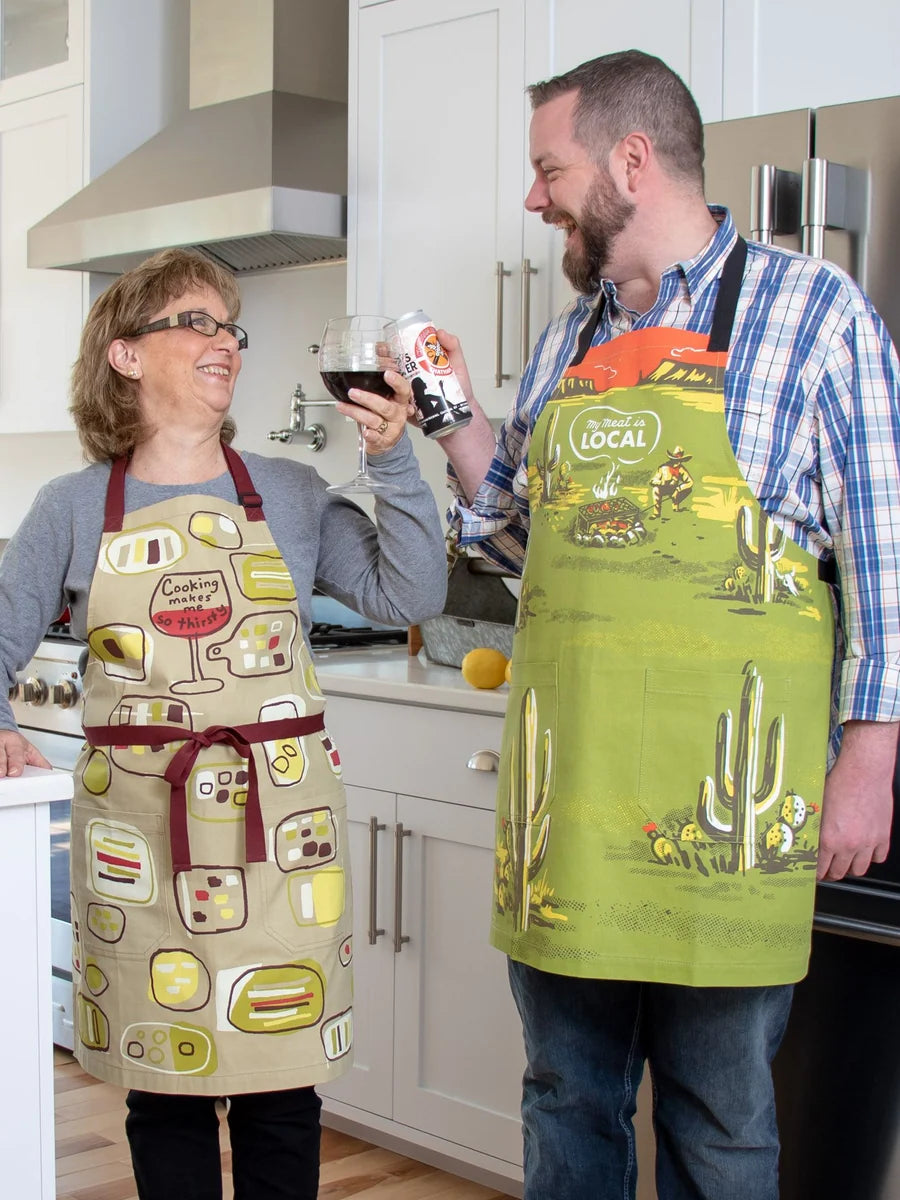 WW811 My Meat is Local Apron