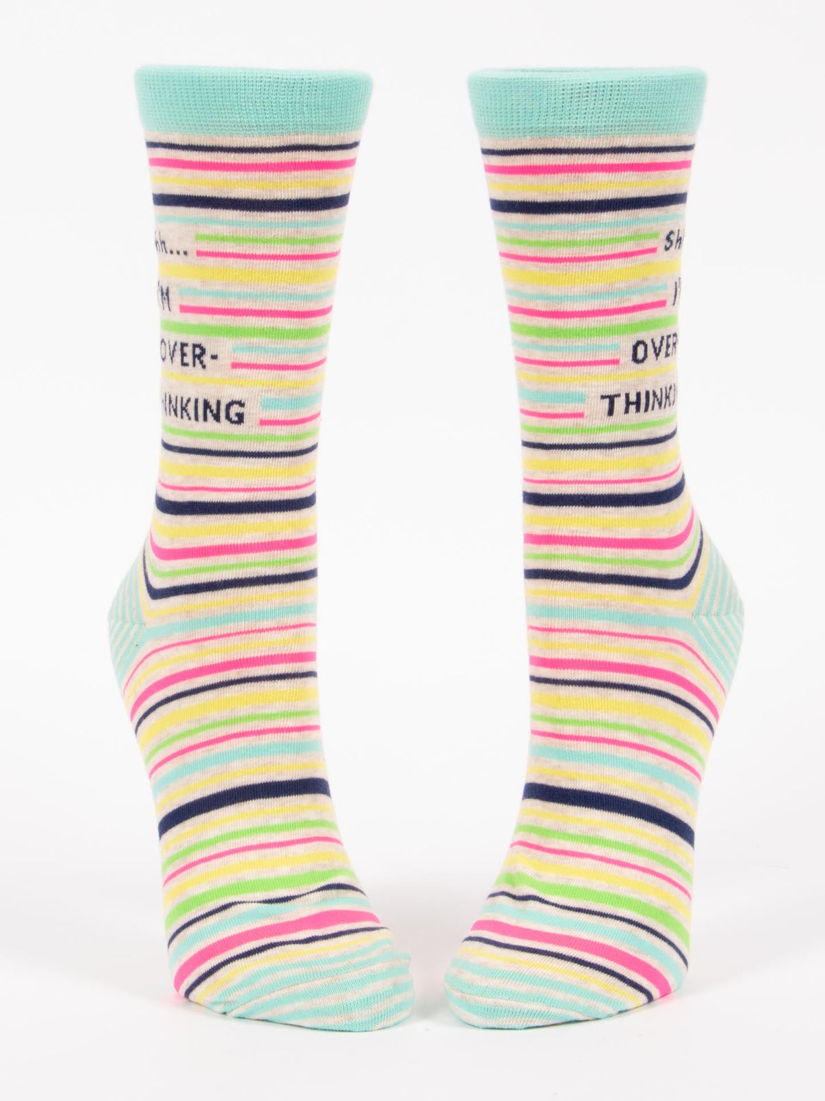 Shhh..I'm Overthinking Women's Socks by Blue Q – image 4