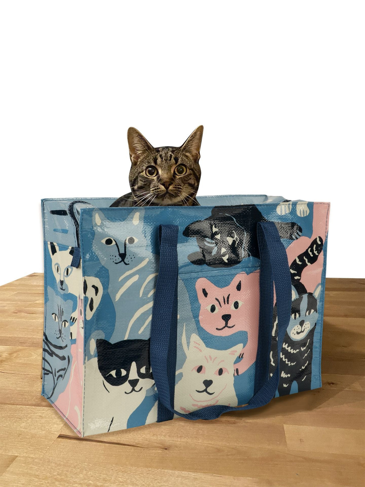 Happy Cats Shoulder Tote by Blue Q – image 8