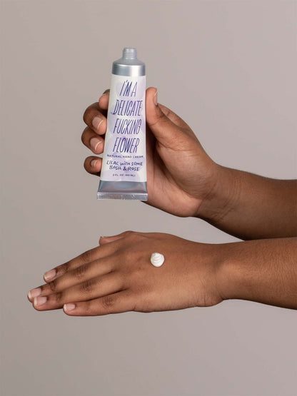 I'm a Delicate Fucking Flower Natural Hand Cream,, by Blue Q – image 3