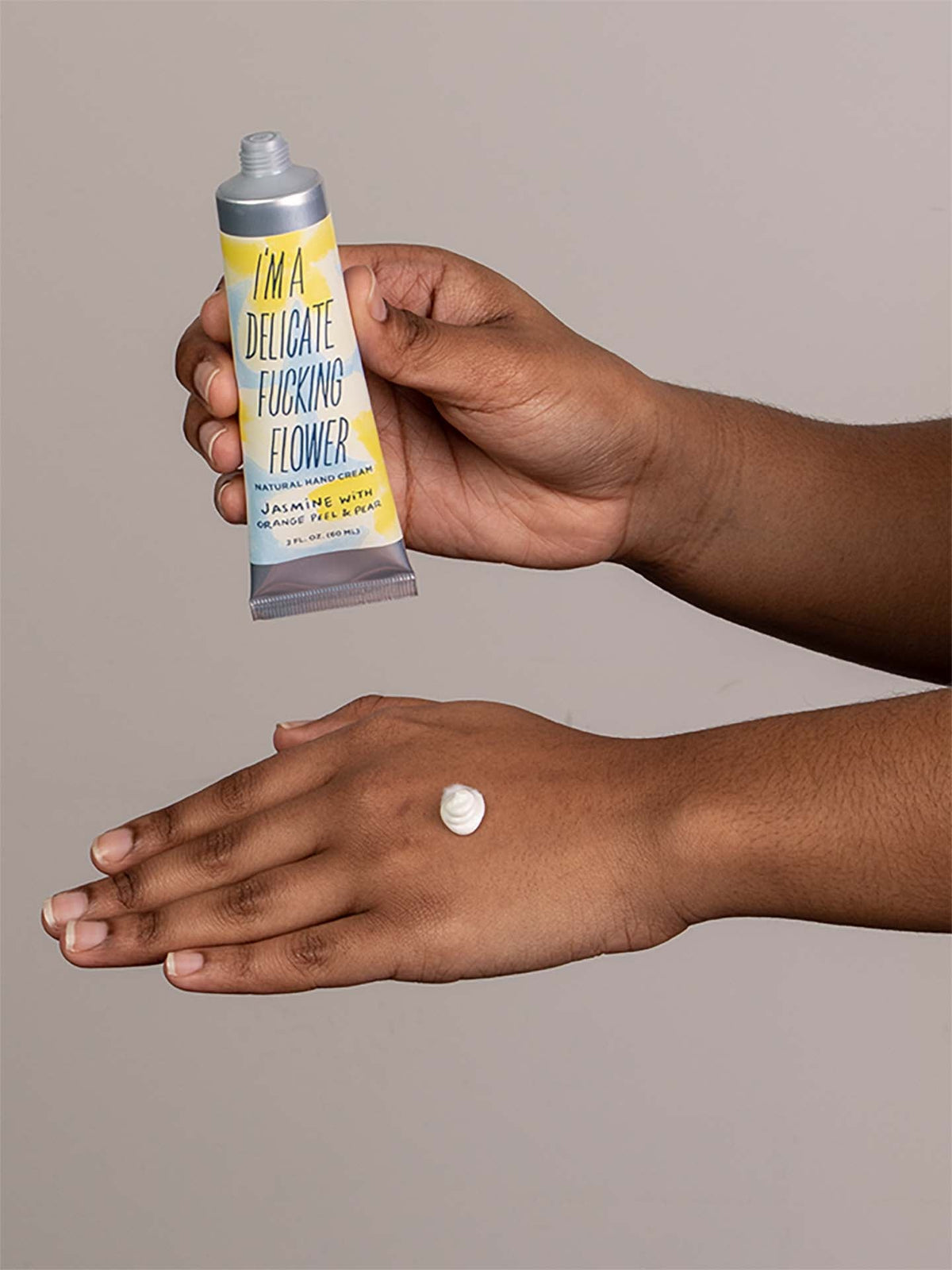 I'm a Delicate Fucking Flower Natural Hand Cream, by Blue Q – image 2