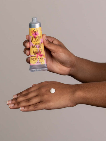 I'm a Delicate Fucking Flower Natural Hand Cream by Blue Q – image 4