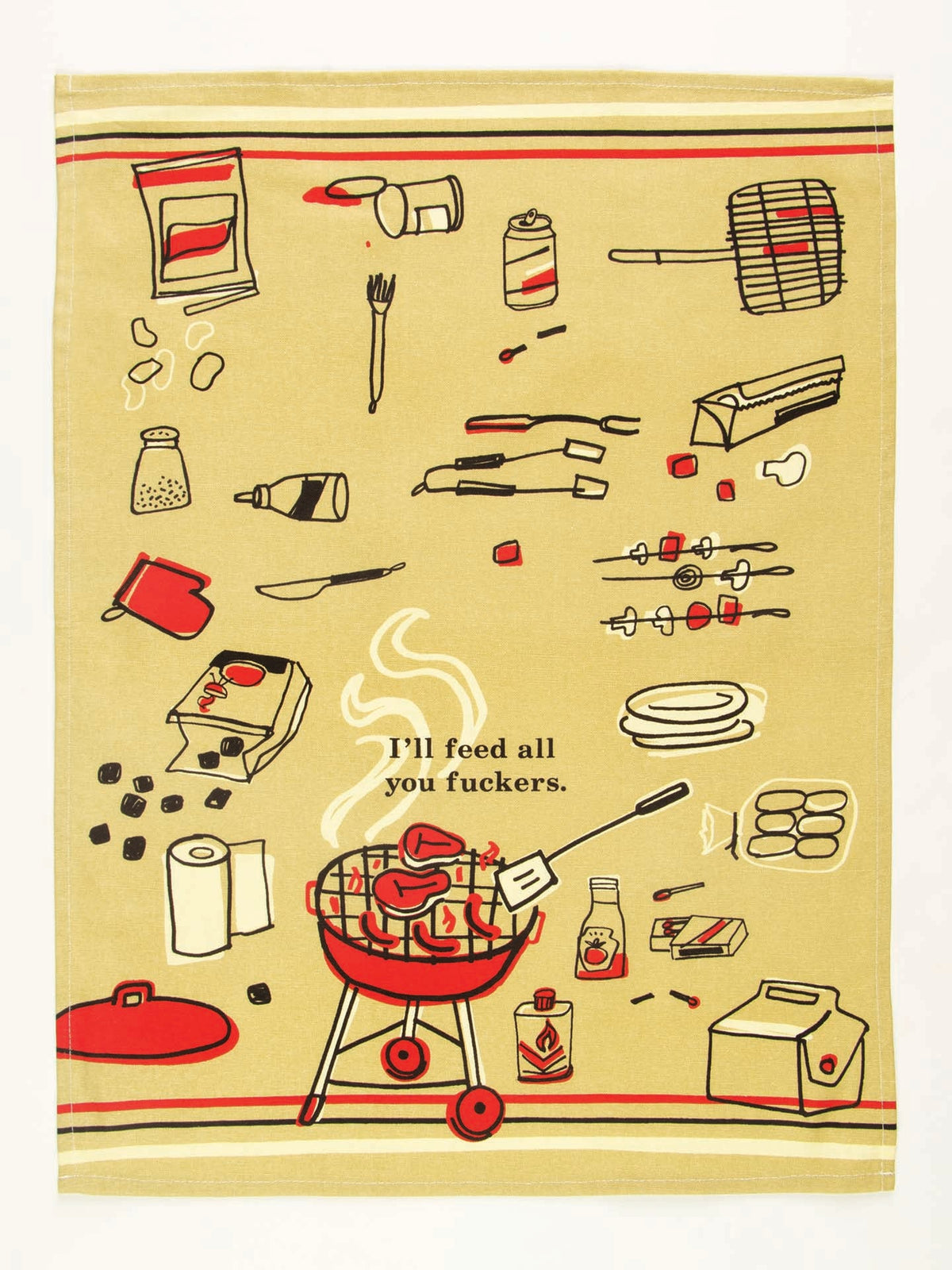 I'll Feed All You Fuckers Dish Towel - NEW! by Blue Q – image 3