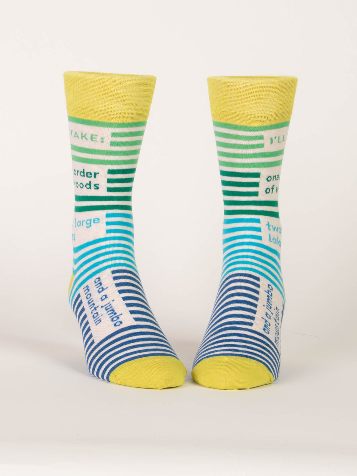 One Order of Woods Men's Socks by Blue Q – image 3