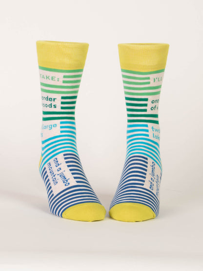 One Order of Woods Men's Socks by Blue Q – image 3