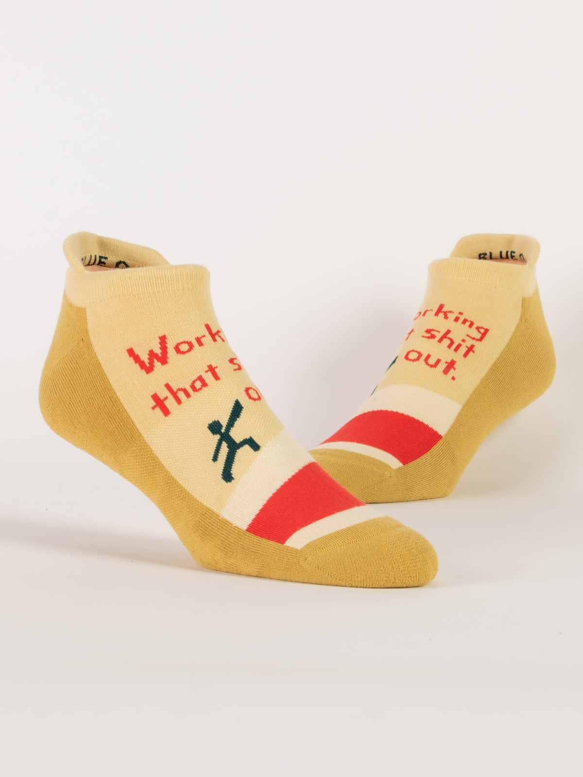 SW306X Work Shit Out Sneaker Socks L/XL - NEW! by Blue Q – image 2