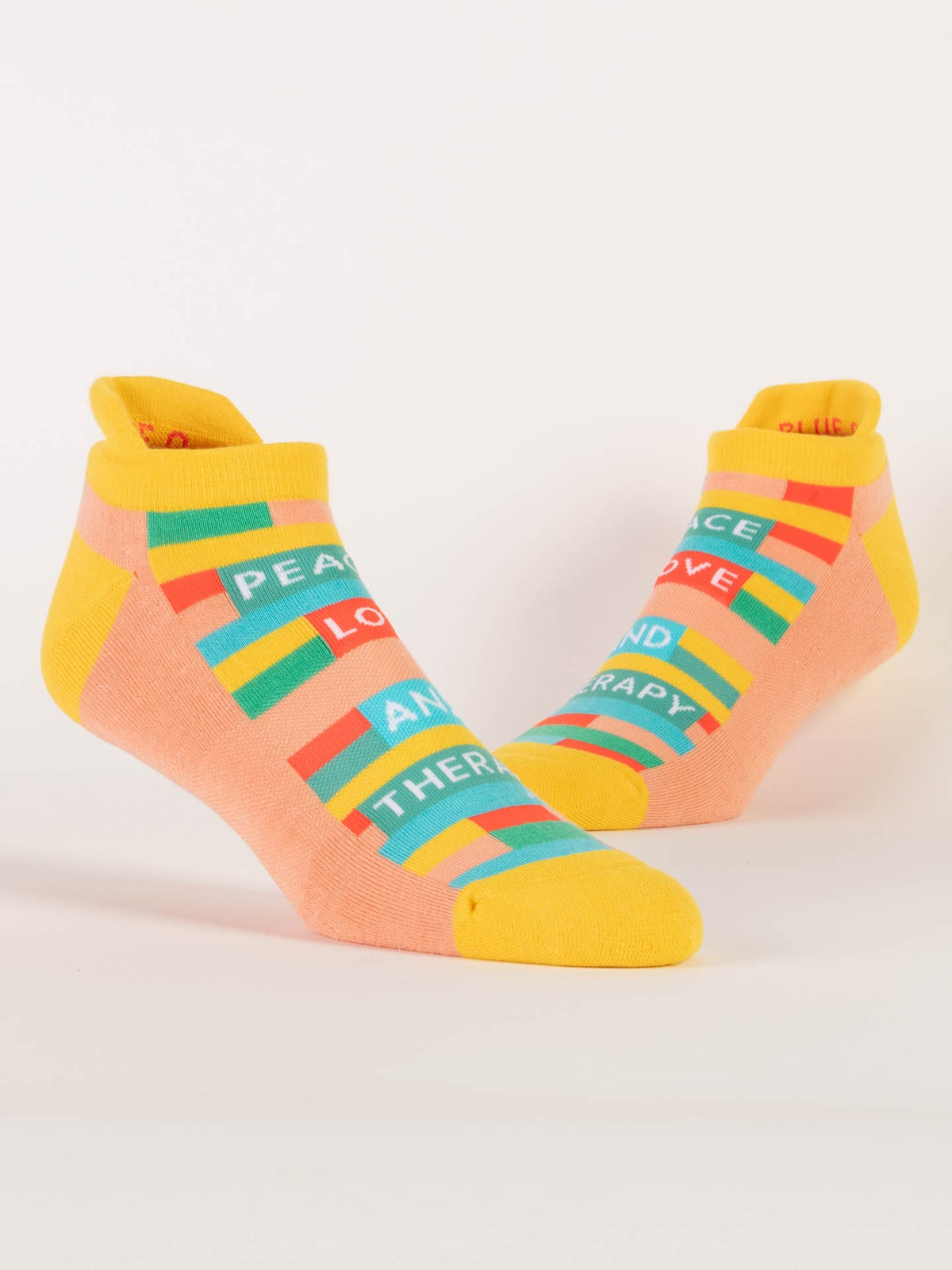 SW312S Peace & Therapy SneakerSocks S/M - NEW! by Blue Q – image 2