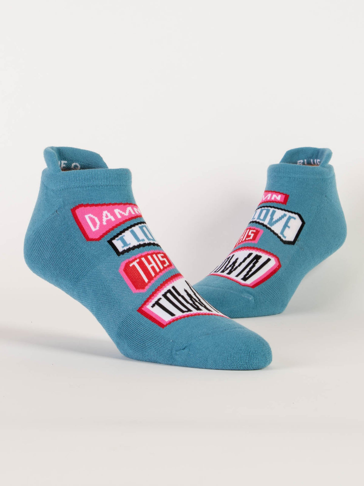 SW310X Love This Town Sneaker Socks L/XL - NEW! by Blue Q – image 2