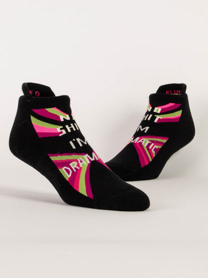 SW314X I'm Dramatic Sneaker Socks L/XL - NEW! by Blue Q – image 2