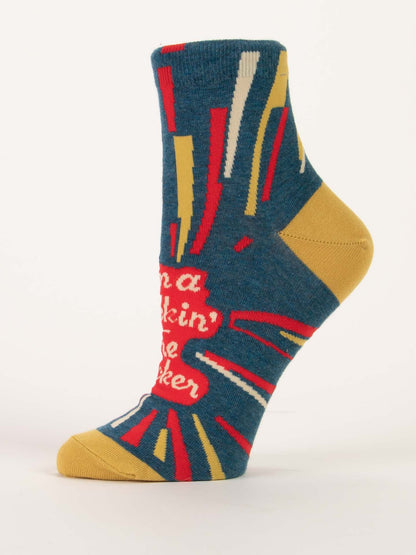 Fuckin' Firecracker Ankle Socks by Blue Q – image 8
