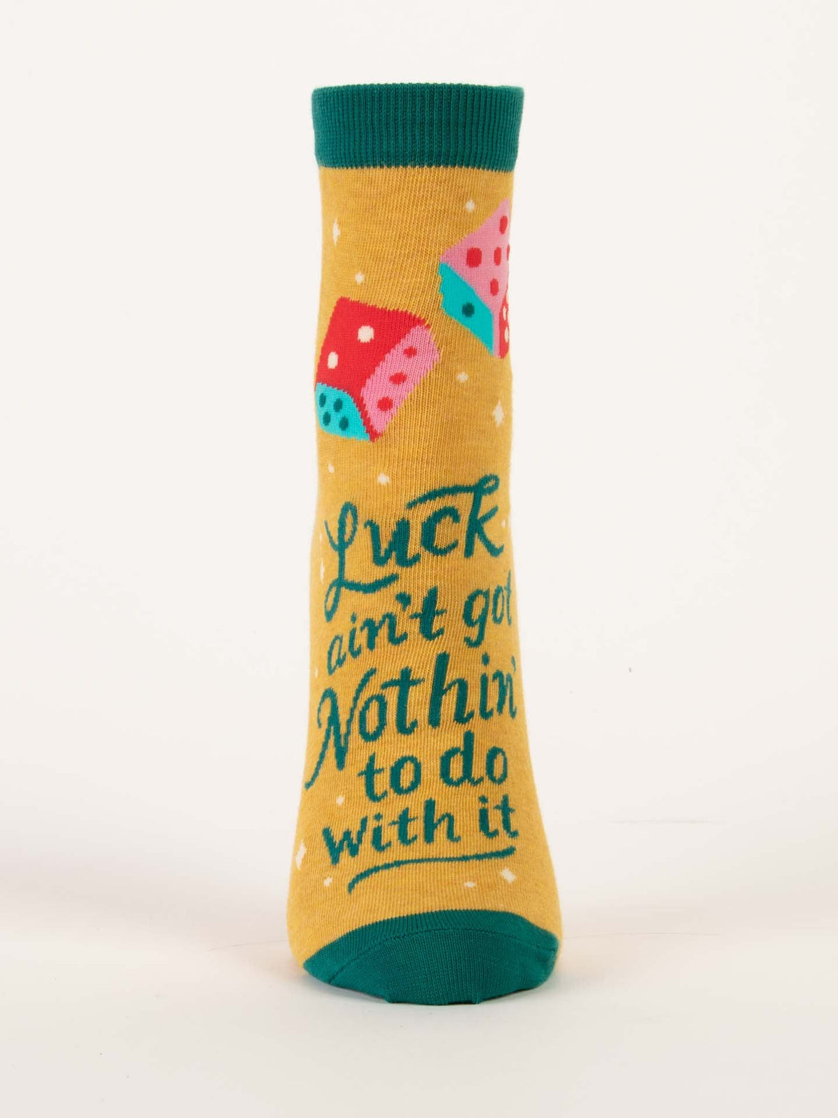 Luck Ain't Nothin' Ankle Socks by Blue Q – image 8