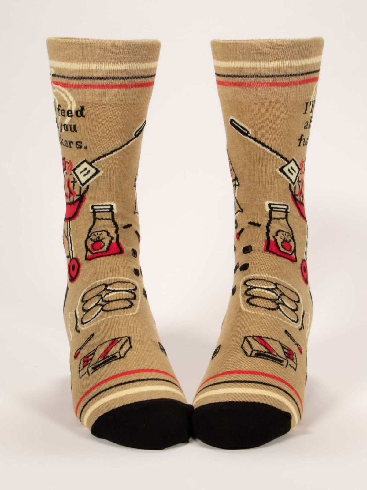 Feed You Fuckers Men's Socks - new! by Blue Q – image 4