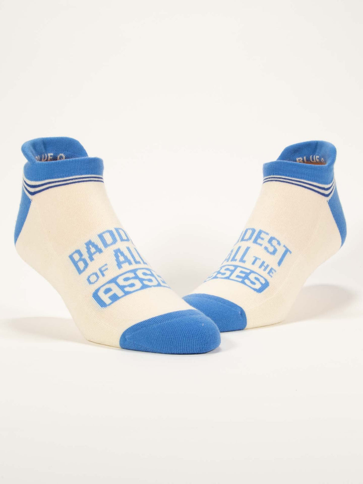 SW323S Baddest of Asses Sneaker Socks S/M  - new! by Blue Q – image 2