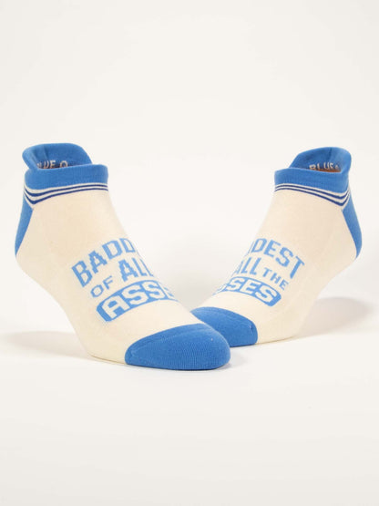 SW323S Baddest of Asses Sneaker Socks S/M  - new! by Blue Q – image 2