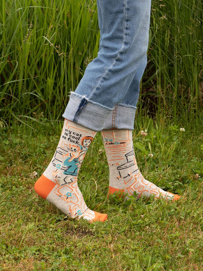 My Cat Is Cool as Fuck Women's Socks by Blue Q – image 8