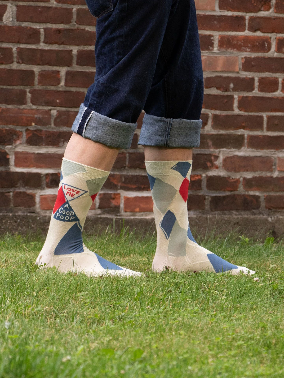 Love Me A Good Poop Men's Socks by Blue Q – image 8