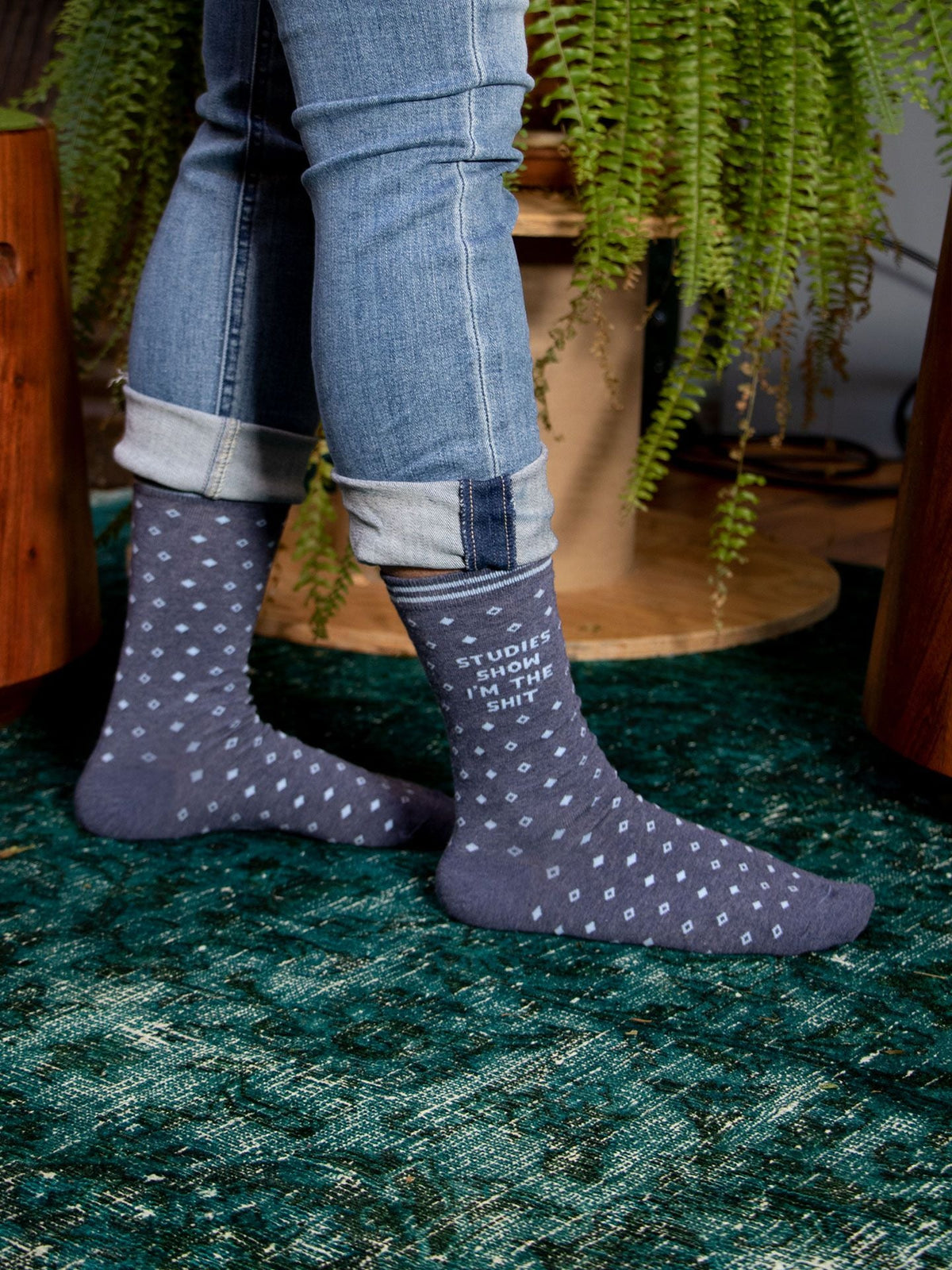 I'm The Shit Crew Socks - new! by Blue Q – image 5