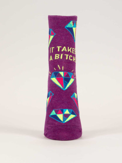 It Takes A Bitch Ankle Socks - new! by Blue Q – image 3
