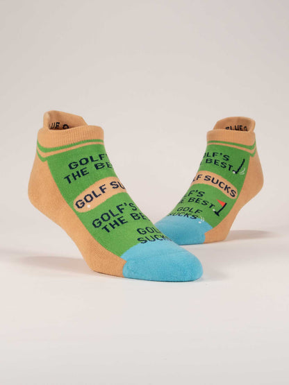 SW327S Golf Sucks Sneaker Socks S/M - new! by Blue Q – image 2