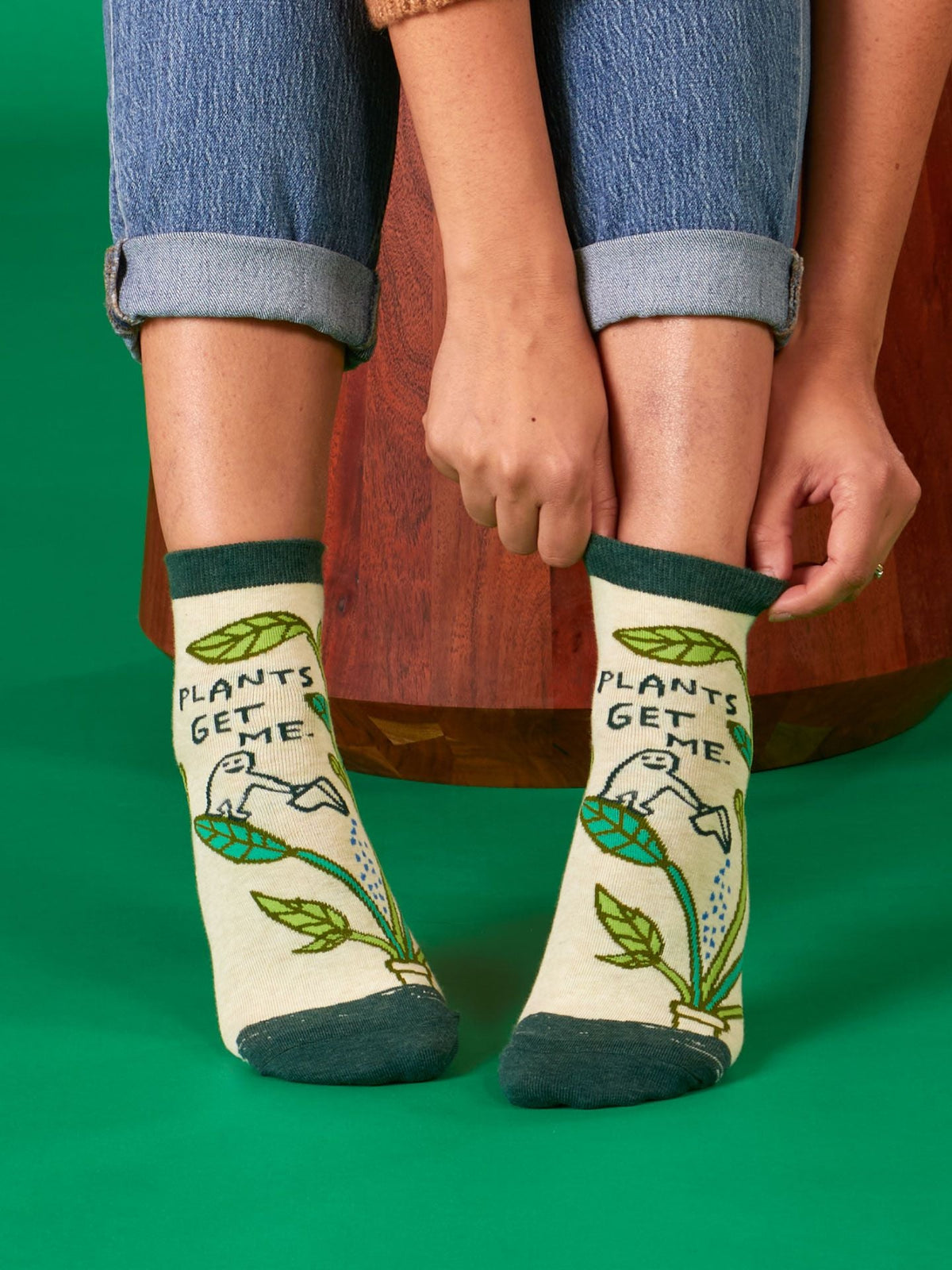 Plants Get Me Ankle Socks by Blue Q – image 12