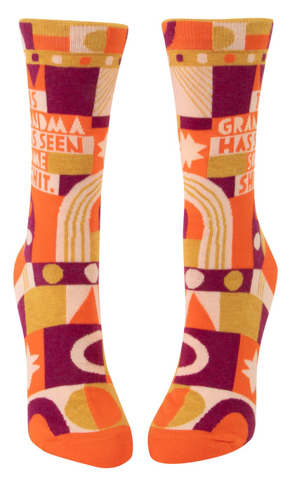 SW539 Grandma's Seen Shit Women's Socks