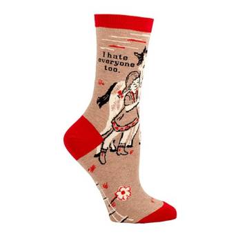 SW423 I Hate Everyone Too Women's Socks