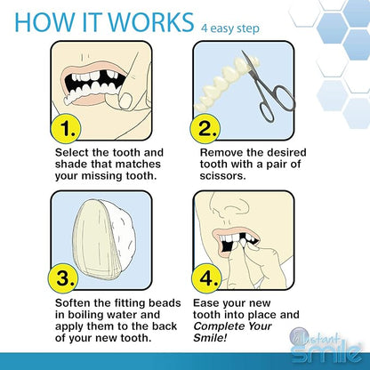 Instant Smile Complete Your Smile Temporary Tooth Replacement Kit