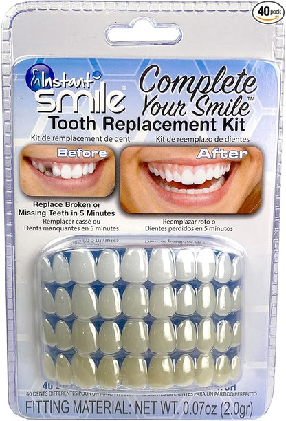 Instant Smile Complete Your Smile Temporary Tooth Replacement Kit