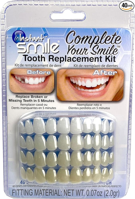 Instant Smile Complete Your Smile Temporary Tooth Replacement Kit